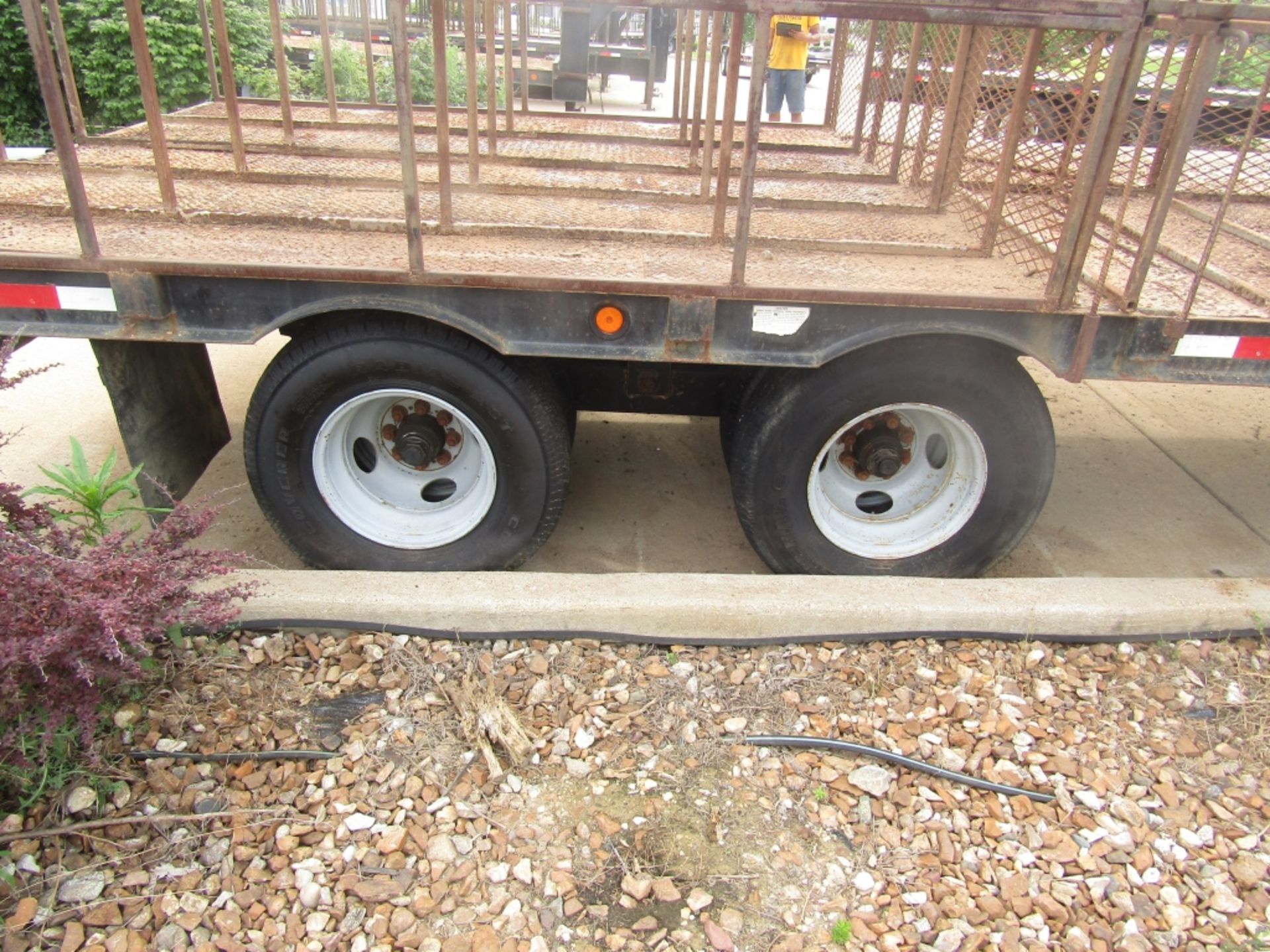 1997 Brooks Brother Gooseneck Form Trailer, VIN# 1BGS1921VM274112, Metal Deck, Dual Axle, 20000# - Image 6 of 6