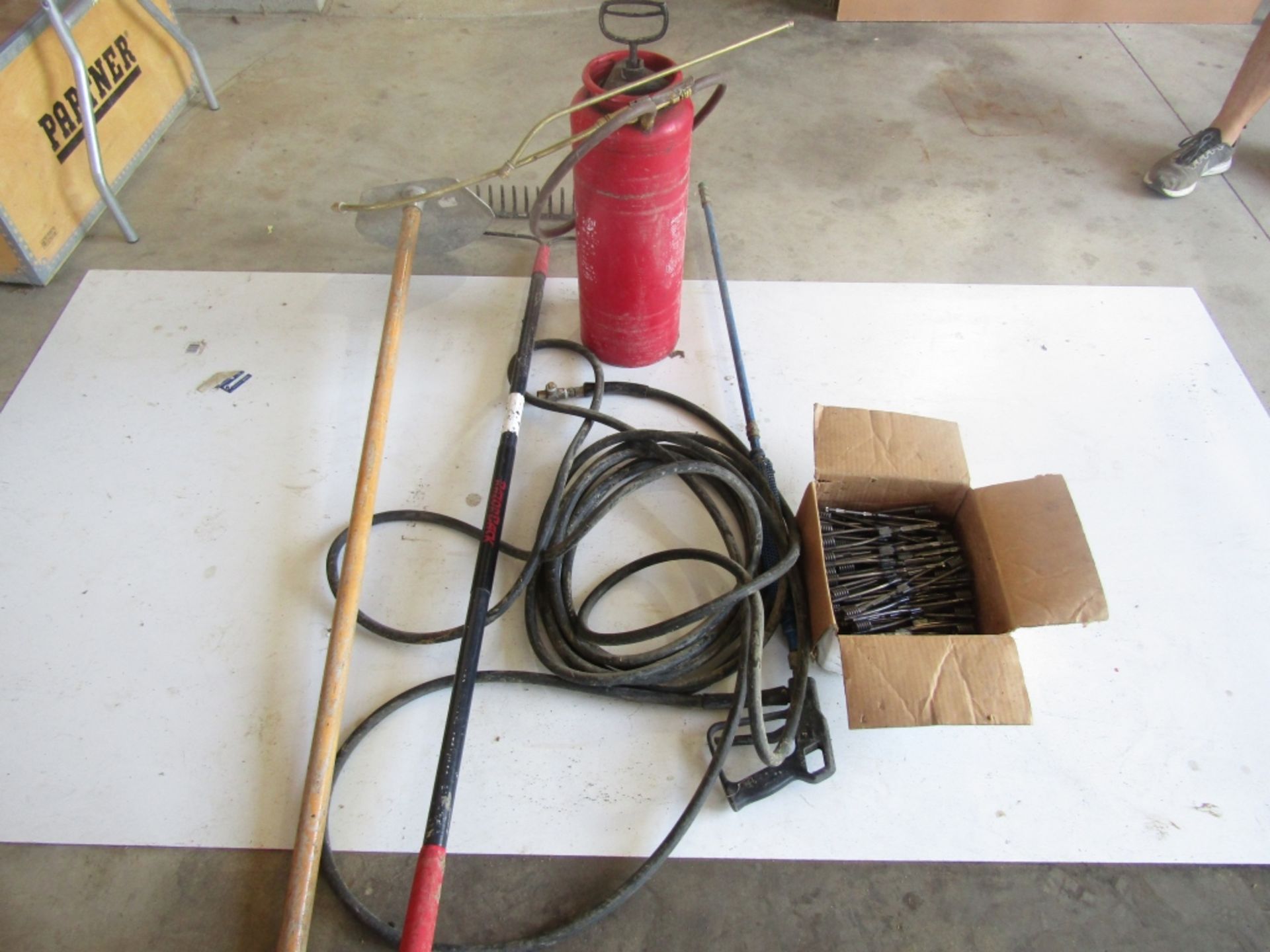 Sprayer, Rake, Pressure Washer Nozzle, & Misc.