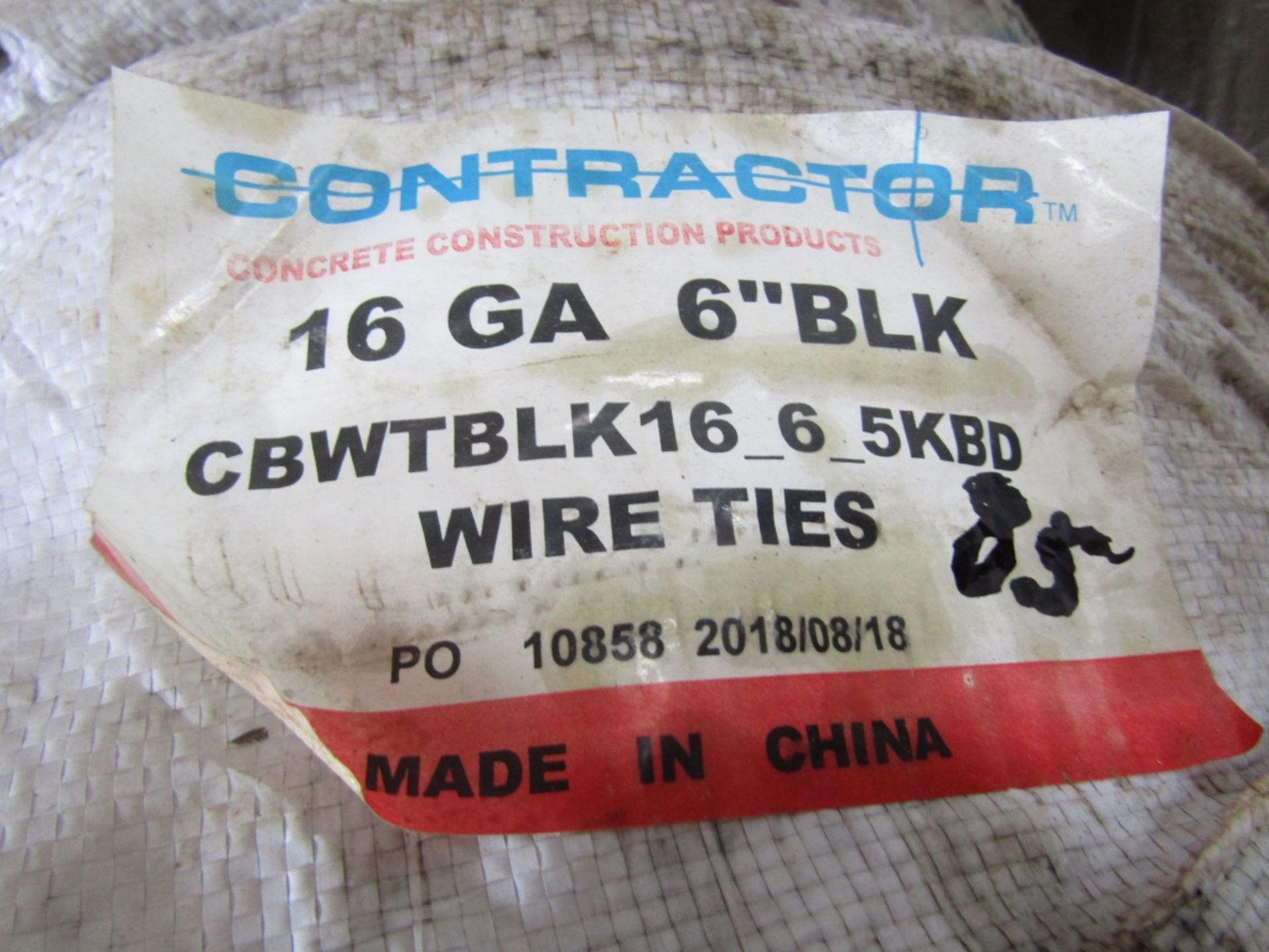 Contractor 16 ga 6" Blk Wire Ties