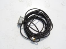 Black Extension Cord with electrical box