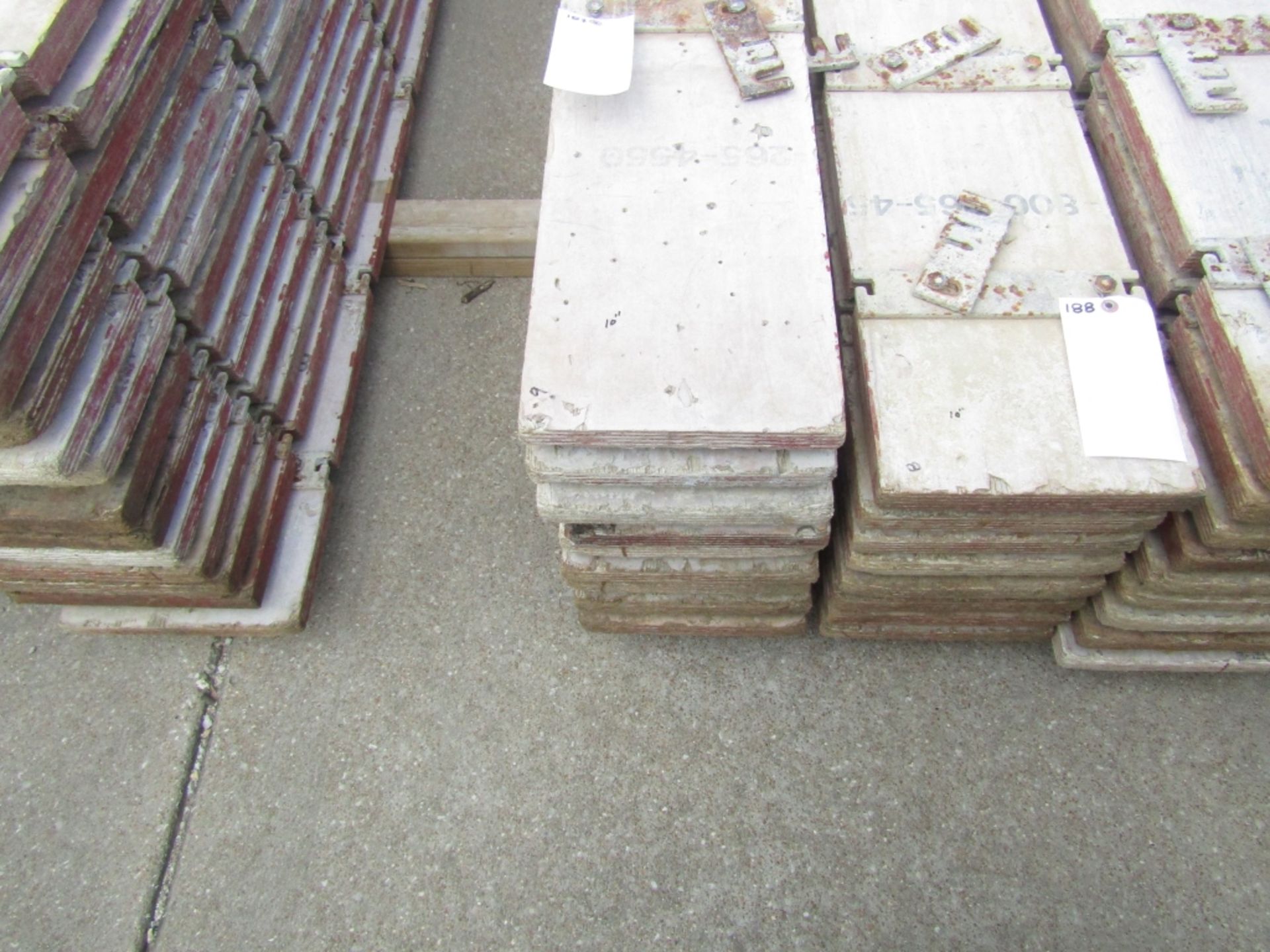 (9) 10" x 10' Advance Concrete Forms 6-Bar System - Image 2 of 2