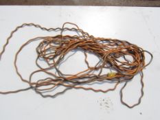 Orange Extension Cord with yellow & orange ends