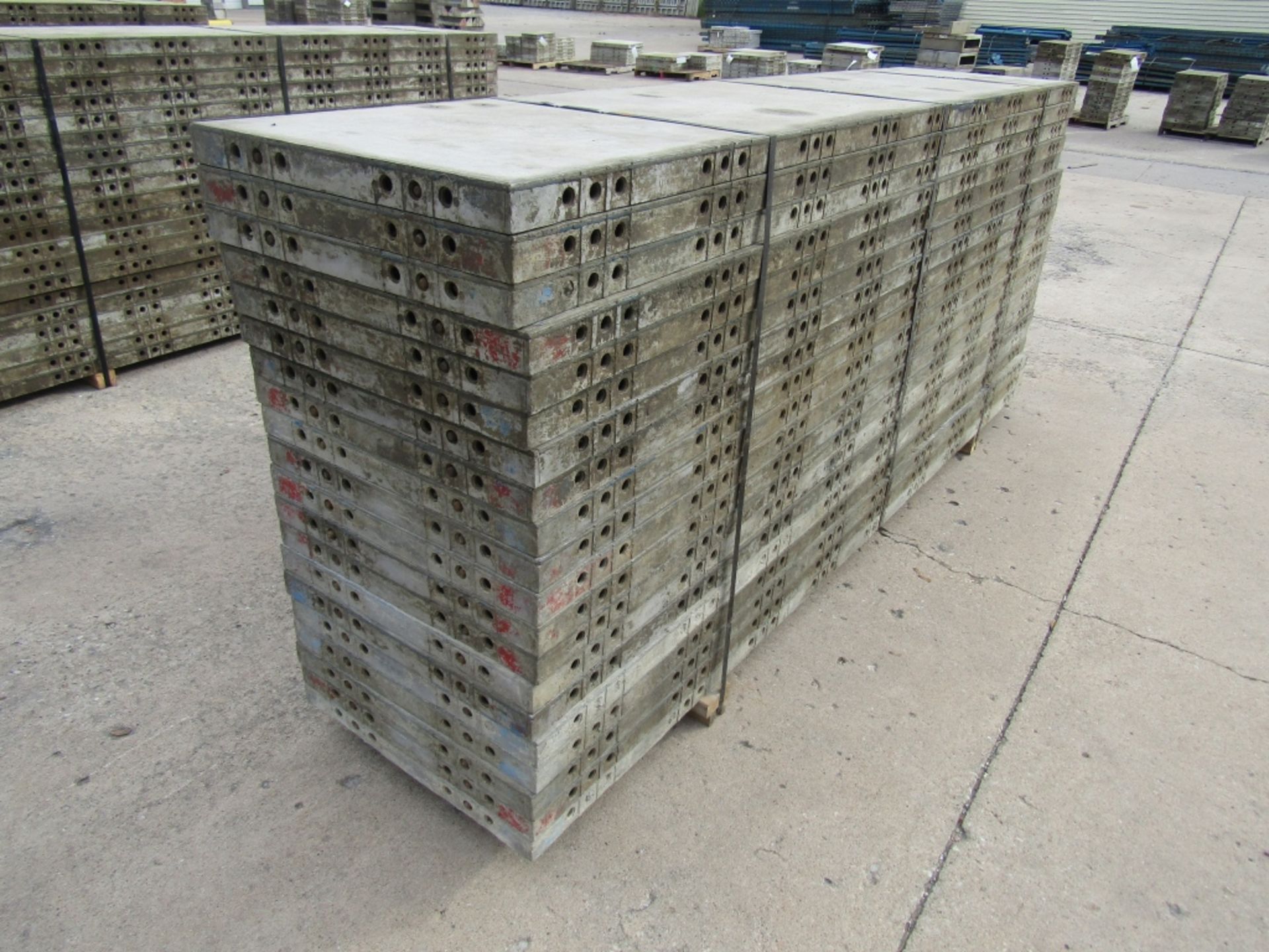 (20) 24" x 9' Western Elite Concrete Forms, Smooth 6-12 Hole Pattern Triple Punch/ Gasket, Located - Image 2 of 4