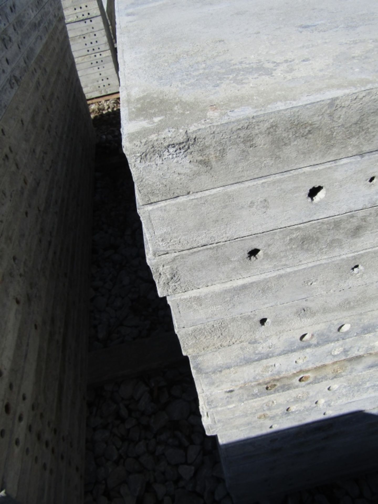 (20) 36" x 9' Wall Ties Concrete Forms, Smooth, 6-12 Hole Pattern, Triple Punch, Located near - Image 4 of 4