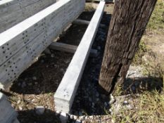 (4) 5" x 9' Wall Ties Concrete Forms, Smooth, 6-12 Hole Pattern, Triple Punch, Located near Lincoln,