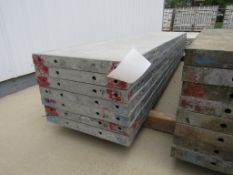 (7) 20" x 9' Western Elite Concrete Forms, Smooth 6-12 Hole Pattern Triple Punch/ Gasket, Located in