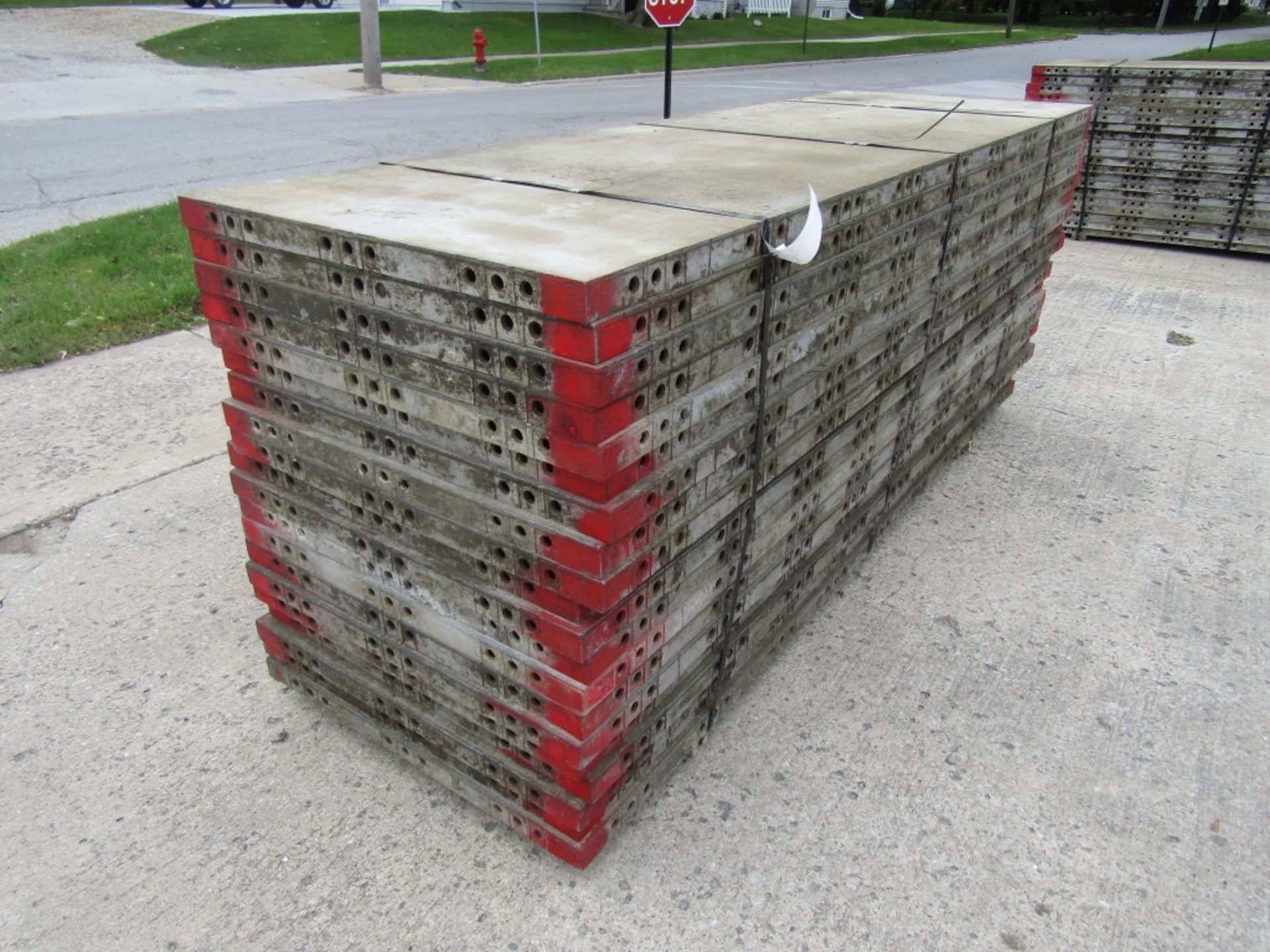 (20) 36" x 9' Western Elite Concrete Forms, Smooth 6-12 Hole Pattern Triple punch/ Gasket Attached