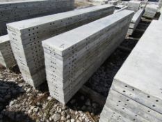 (14) 10" x 9' Wall Ties Concrete Forms, Smooth, 6-12 Hole Pattern, Triple Punch, Located near