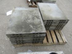 (14) 30" x 2' Western Elite Concrete Forms, Smooth 6-12 Hole Pattern Triple Punch/ Gasket, Located