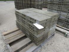 (18) 12" x 3' Western Elite Concrete Forms, Smooth 6-12 Hole Pattern Triple Punch/ Gasket, Located