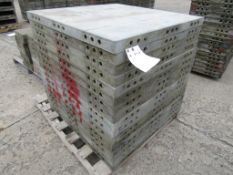 (16) 36" x 3' Western Elite Concrete Forms, Smooth 6-12 Hole Pattern Triple Punch/ Gasket, Located