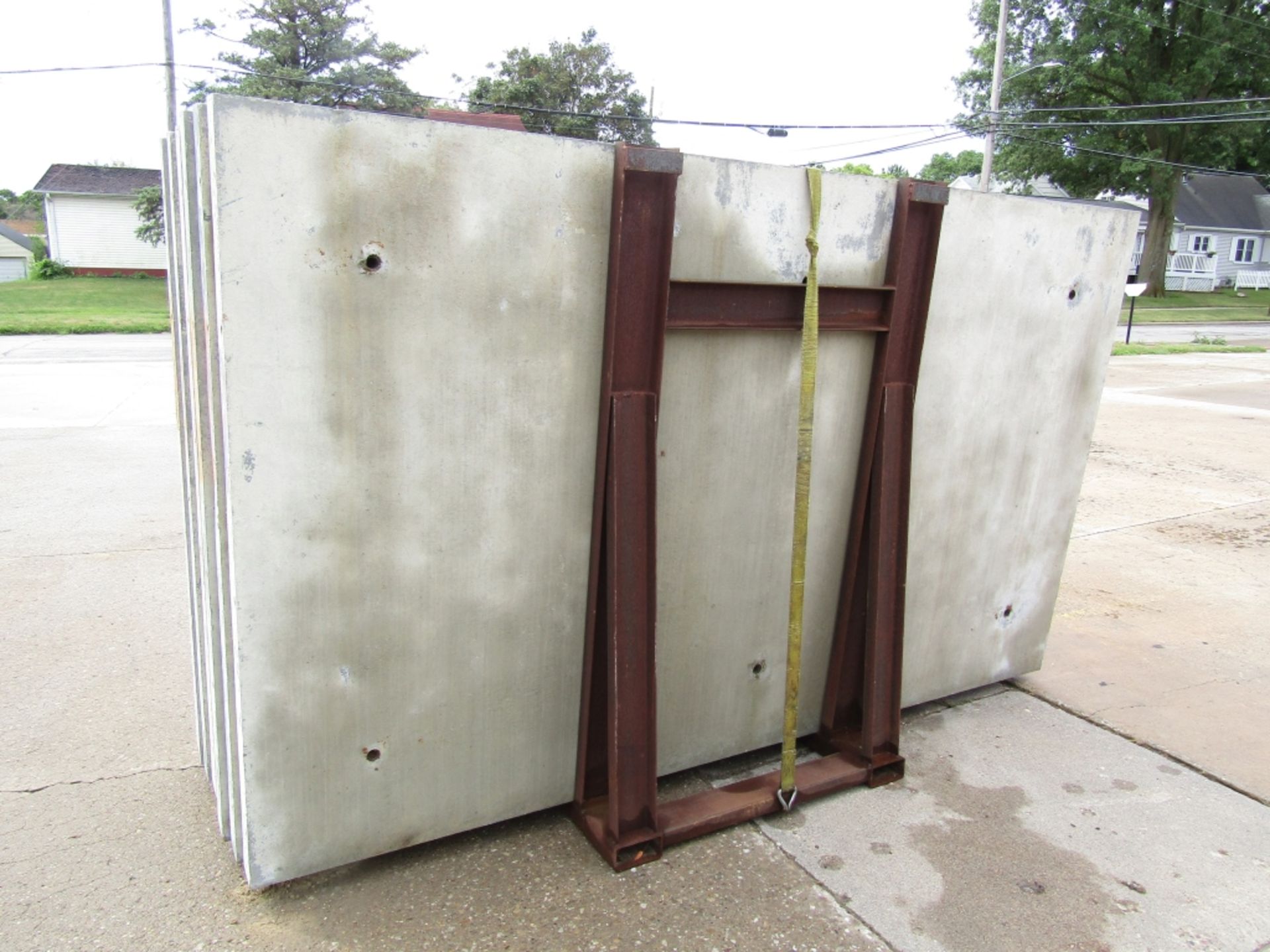 (8) 6’ x 10’ Western BEP Gang Forms Smooth Panels, 6-12 Hole Pattern with Rack - Image 5 of 6
