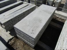 (7) 18" x 4' Wall Ties Concrete Forms, Smooth, 6-12 Hole Pattern, Triple Punch, Located near