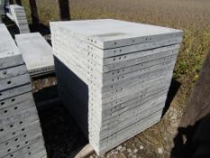 (20) 36" x 4' Wall Ties Concrete Forms, Smooth, 6-12 Hole Pattern, Triple Punch, Located near