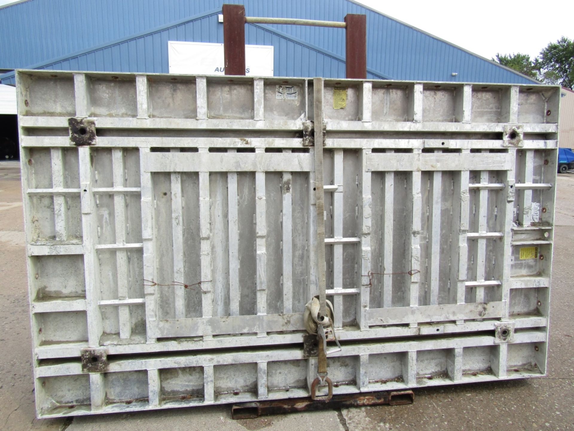 (7) 6’ x 10’ Western BEP Gang Forms Smooth Panels, 6-12 Hole Pattern with Rack - Image 6 of 6