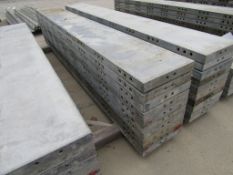 (10) 14" x 9' Western Elite Concrete Forms, Smooth 6-12 Hole Pattern Triple Punch/ Gasket, Located