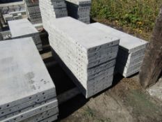 (12) 16" x 4' Wall Ties Concrete Forms, Smooth, 6-12 Hole Pattern, Triple Punch, Located near