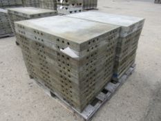 (24) 24" x 3' Western Elite Concrete Forms, Smooth 6-12 Hole Pattern Triple Punch/ Gasket, Located