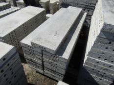 (19) 10" x 4' Wall Ties Concrete Forms, Smooth, 6-12 Hole Pattern, Triple Punch, Located near