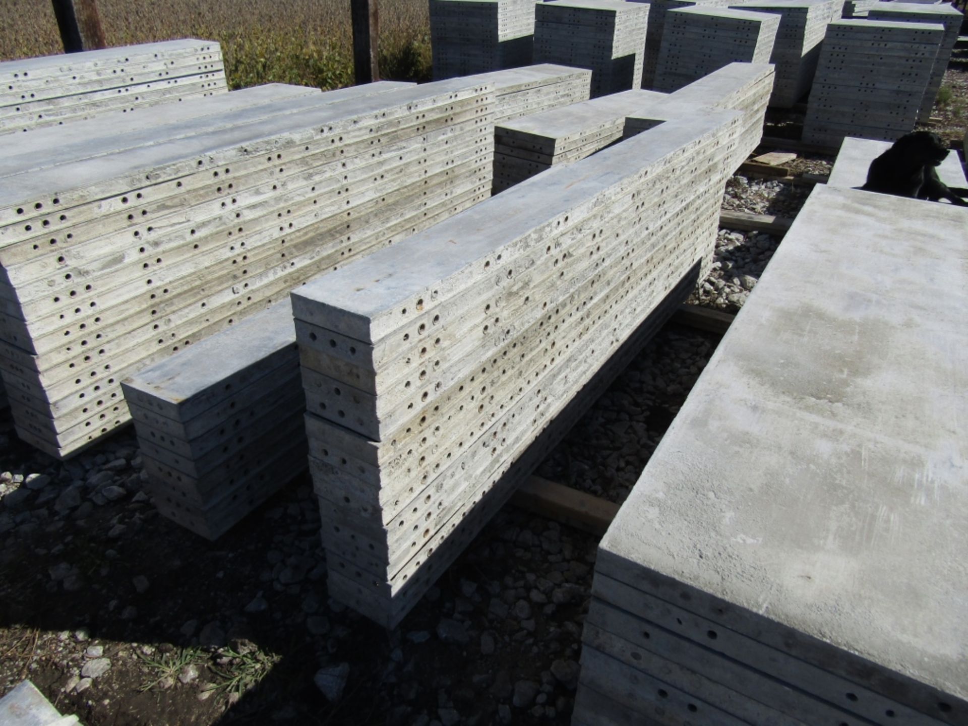 (15) 8" x 9' Wall Ties Concrete Forms, Smooth, 6-12 Hole Pattern, Triple Punch, Located near - Image 2 of 4