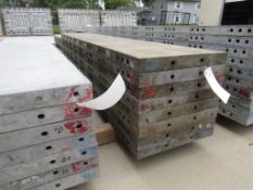 (8) 18" x 9' Western Elite Concrete Forms, Smooth 6-12 Hole Pattern Triple Punch/ Gasket, Located in