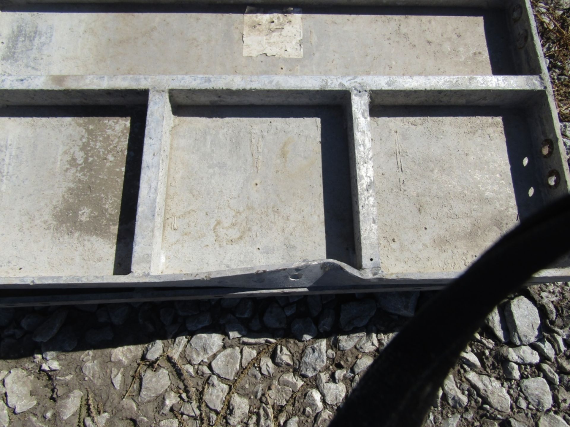 (2) 36" x 4' Damaged Wall Ties Concrete Forms, Smooth, 6-12 Hole Pattern, Triple Punch, Located near - Image 2 of 2
