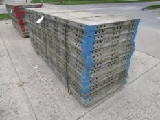 (20) 36" x 9' Western Elite Concrete Forms, Smooth 6-12 Hole Pattern Triple punch/ Gasket Attached