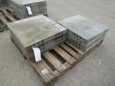 (8) 26" x 2' Western Elite Concrete Forms, Smooth 6-12 Hole Pattern Triple Punch/ Gasket, Located in