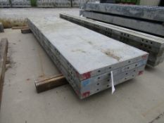 (4) 28" x 9' Western Elite Concrete Forms, Smooth 6-12 Hole Pattern Triple punch/ Gasket Attached