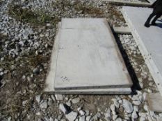 (1) 32" x 4' & (1) 28" x 4' Wall Ties Concrete For, Smooth, 6-12 Hole Pattern, Triple Punch, Located