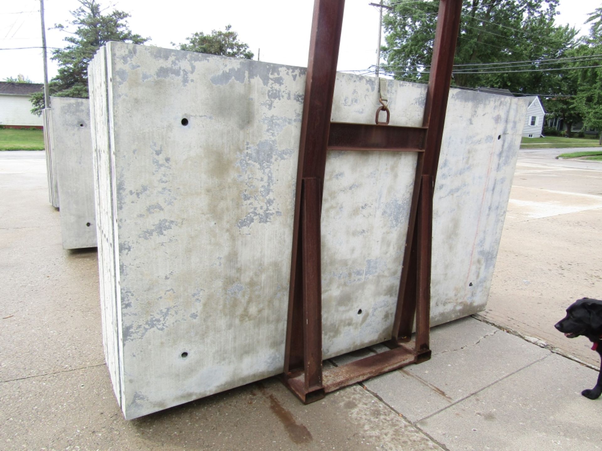 (8) 6’ x 10’ Western BEP Gang Forms Smooth Panels, 6-12 Hole Pattern with Rack - Image 4 of 5