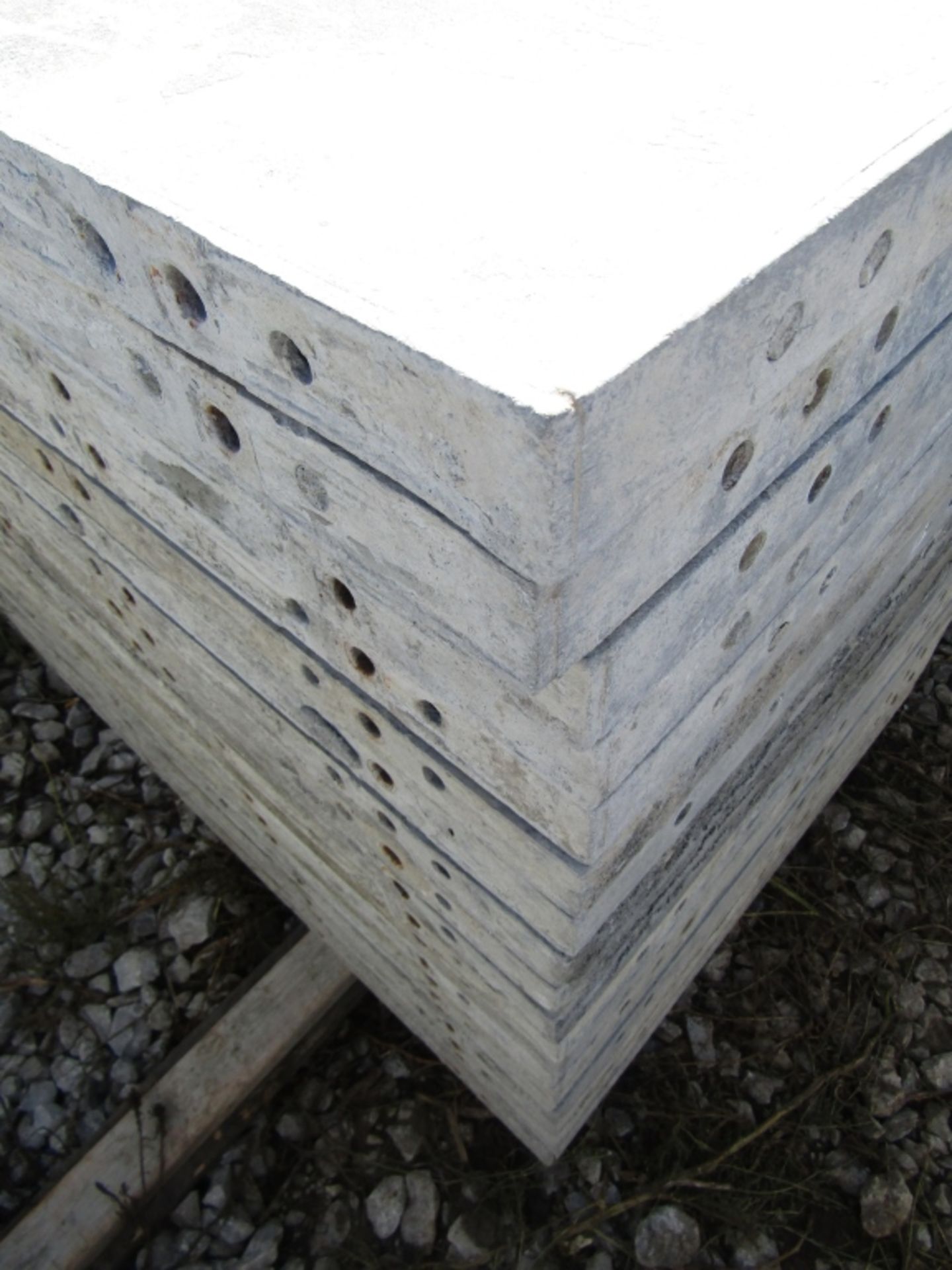 (20) 36" x 9' Wall Ties Concrete Forms, Smooth, 6-12 Hole Pattern, Triple Punch, Located near - Image 3 of 4