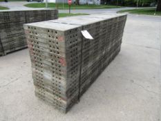 (20) 24" x 9' Western Elite Concrete Forms, Smooth 6-12 Hole Pattern Triple Punch/ Gasket 4 Inpens