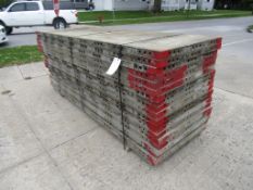 (20) 36" x 9' Western Elite Concrete Forms, Smooth 6-12 Hole Pattern Triple punch/ Gasket Attached