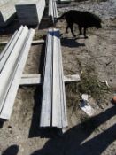 (6) 2" x 9' & (4) 1" x 9' Wall Ties Concrete Forms, Smooth, 6-12 Hole Pattern, Triple Punch, Located