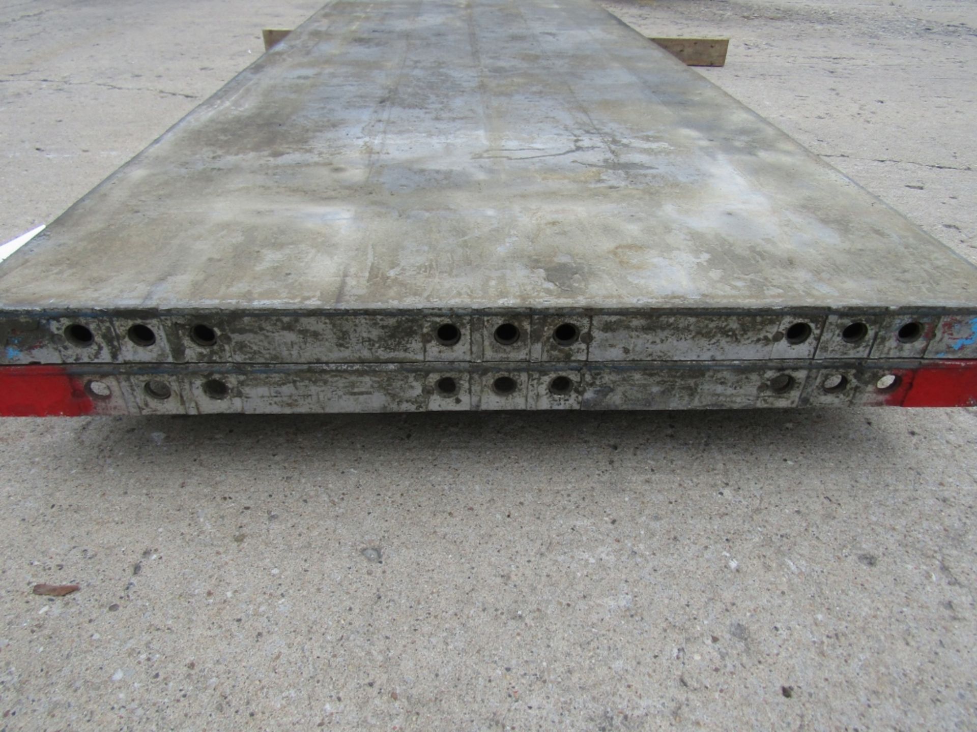 (2) 3' x 9' Western Elite Concrete Forms, Smooth 6-12 Hole Pattern Triple punch/ Gasket Attached - Image 2 of 3