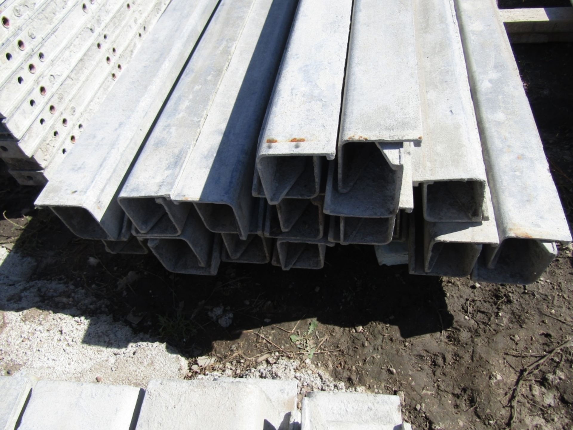 (30)4"x4" x 9' Nominal ISC Wall Ties Concrete Form, Smooth, 6-12 Hole Pattern, Triple Punch, Located - Image 3 of 4