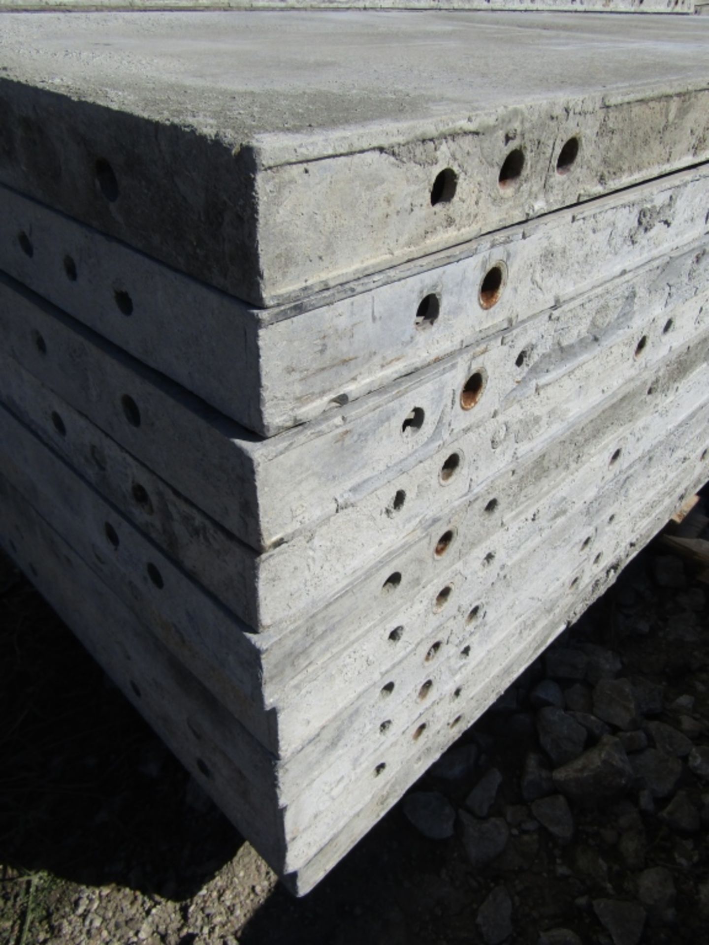 (10) 24" x 9' Wall Ties Concrete Forms, Smooth, 6-12 Hole Pattern, Triple Punch, Located near - Image 4 of 4