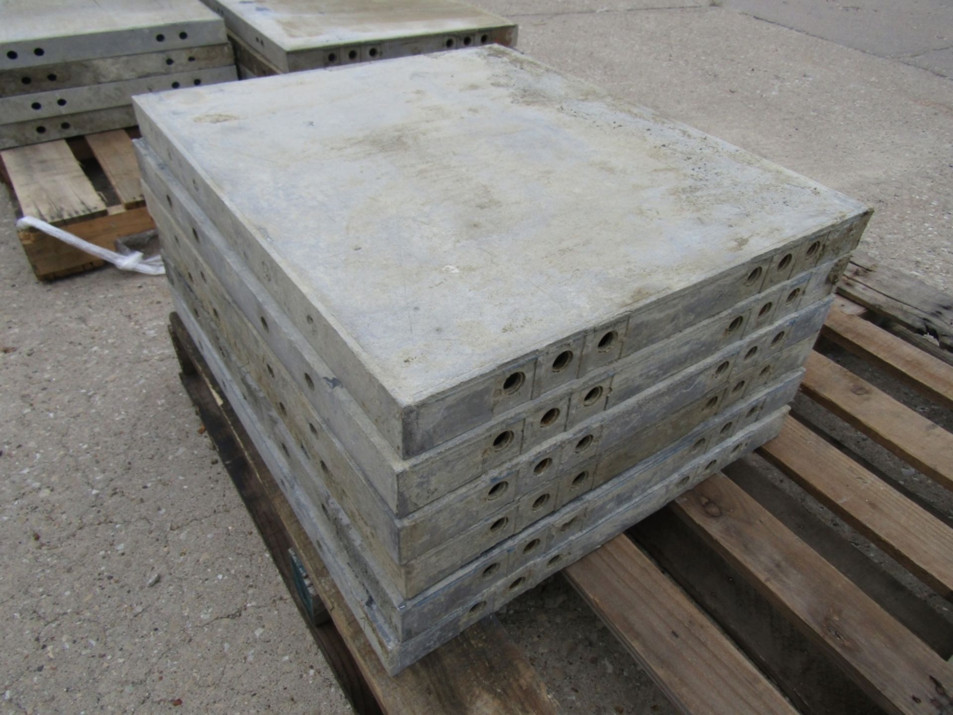 (6) 28" x 2' Western Elite Concrete Forms, Smooth 6-12 Hole Pattern Triple Punch/ Gasket, Located in - Image 2 of 2