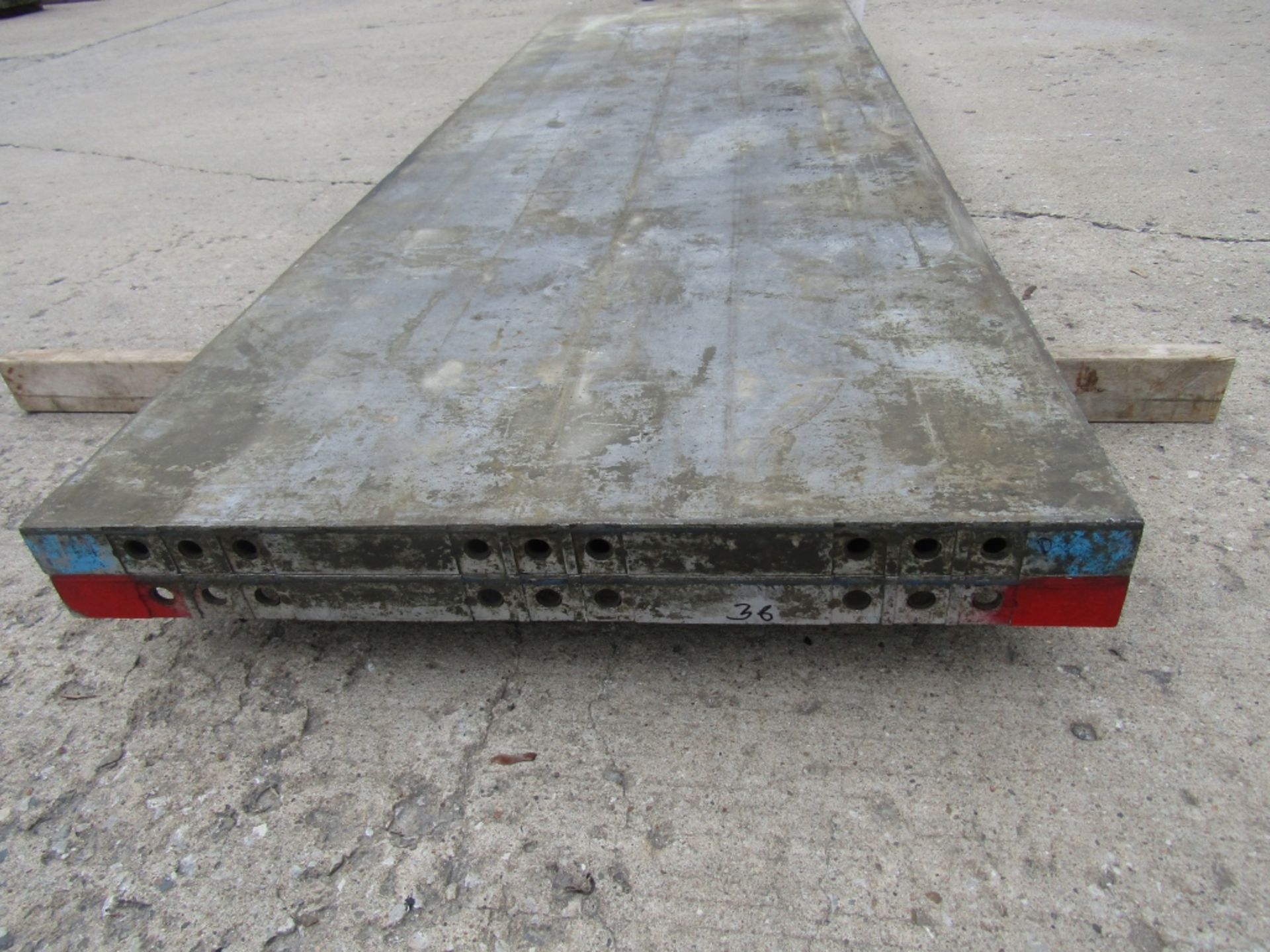 (2) 3' x 9' Western Elite Concrete Forms, Smooth 6-12 Hole Pattern Triple punch/ Gasket Attached - Image 3 of 3