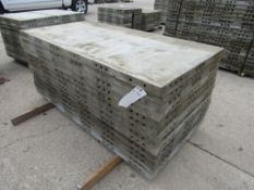 (14) 36" x 6' Western Elite Concrete Forms, Smooth 6-12 Hole Pattern Triple Punch/ Gasket/ Laydown