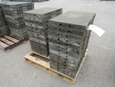 (28) 16" x 2' Western Elite Concrete Forms, Smooth 6-12 Hole Pattern Triple Punch/ Gasket, Located