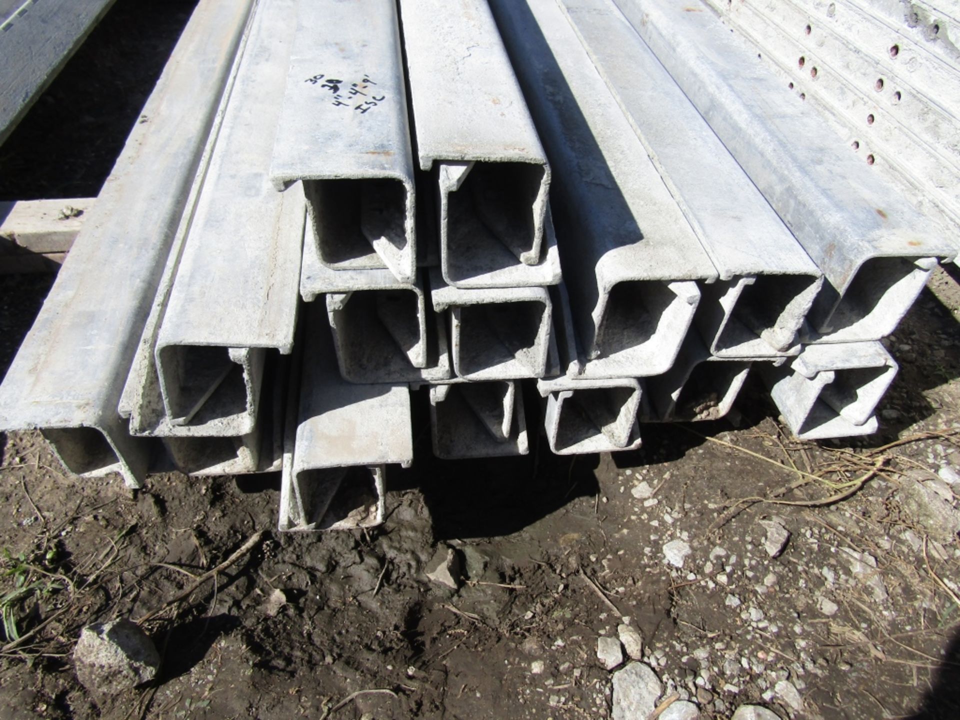 (30)4"x4" x 9' Nominal ISC Wall Ties Concrete Form, Smooth, 6-12 Hole Pattern, Triple Punch, Located - Image 4 of 4