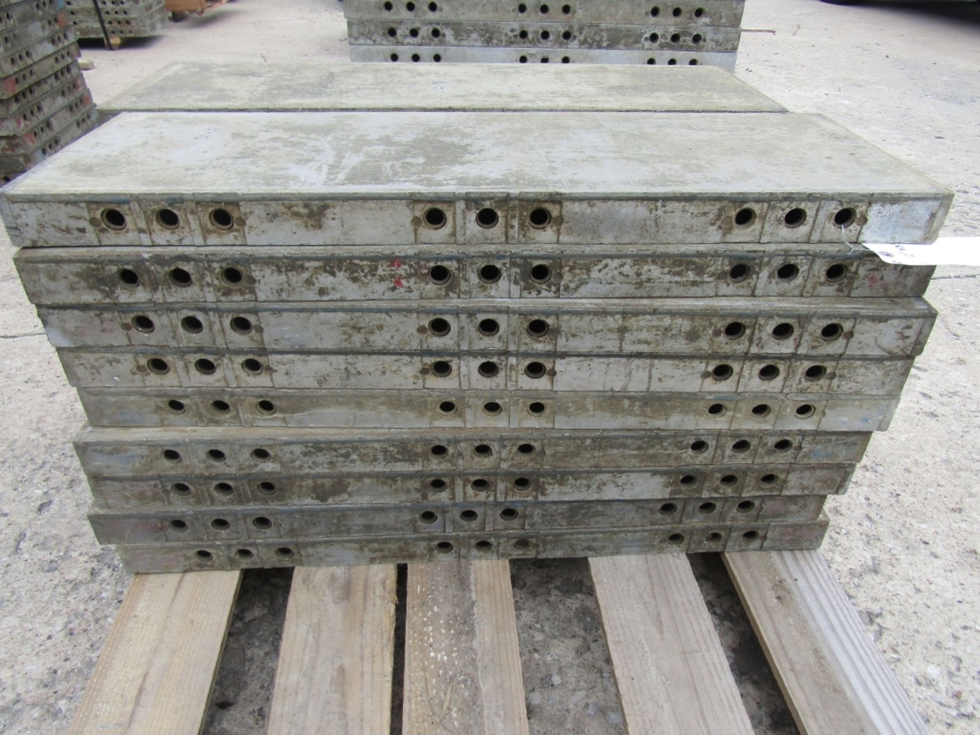 (18) 12" x 3' Western Elite Concrete Forms, Smooth 6-12 Hole Pattern Triple Punch/ Gasket, Located - Image 3 of 3