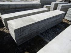 (10) 20" x 9' Wall Ties Concrete Forms, Smooth, 6-12 Hole Pattern, Triple Punch, Located near