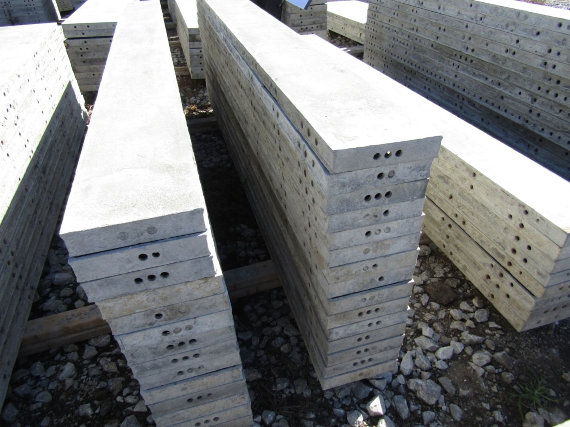 (15) 10" x 9' Wall Ties Concrete Forms, Smooth, 6-12 Hole Pattern, Triple Punch, Located near - Image 2 of 4
