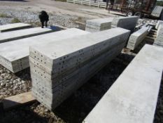 (12) 14" x 9' Wall Ties Concrete Forms, Smooth, 6-12 Hole Pattern, Triple Punch, Located near