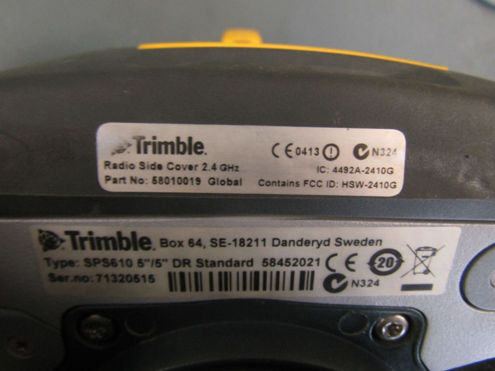 Trimble Nomad SPS610 with Eye, with Battery Pack, Batteries, Stake & Serviced January 29, 2019, - Image 6 of 15