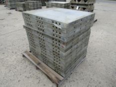 (16) 30" x 3' Western elite Concrete Forms, Smooth 6-12 Hole Pattern Triple Punch/ Gasket, Located