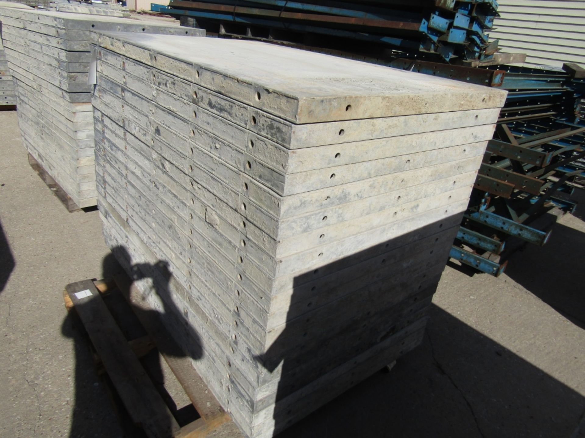(20) 36" x 5' Durand Concrete Forms, Smooth 6-12 Hole Pattern, Attached Hardware, Located in Mt.